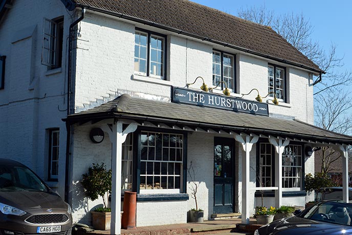 Dinner at The Hurstwood pub